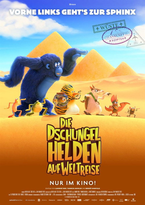 Cover von Die Dschungelhelden auf Weltreise